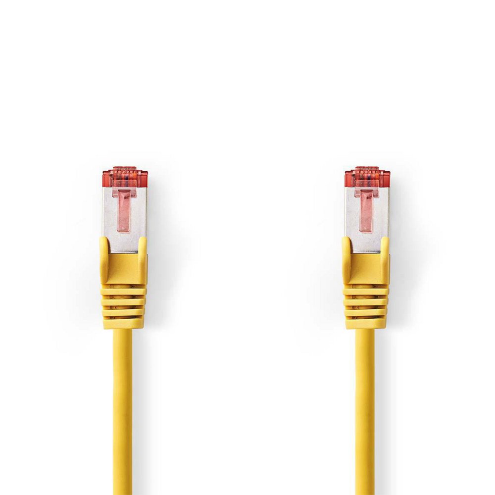 Nedis netwerkkabel | Cat6 | S/FTP (S-STP) | 0,25 m | Geel | CCGP85221YE025 - Matmuis - Matmuis